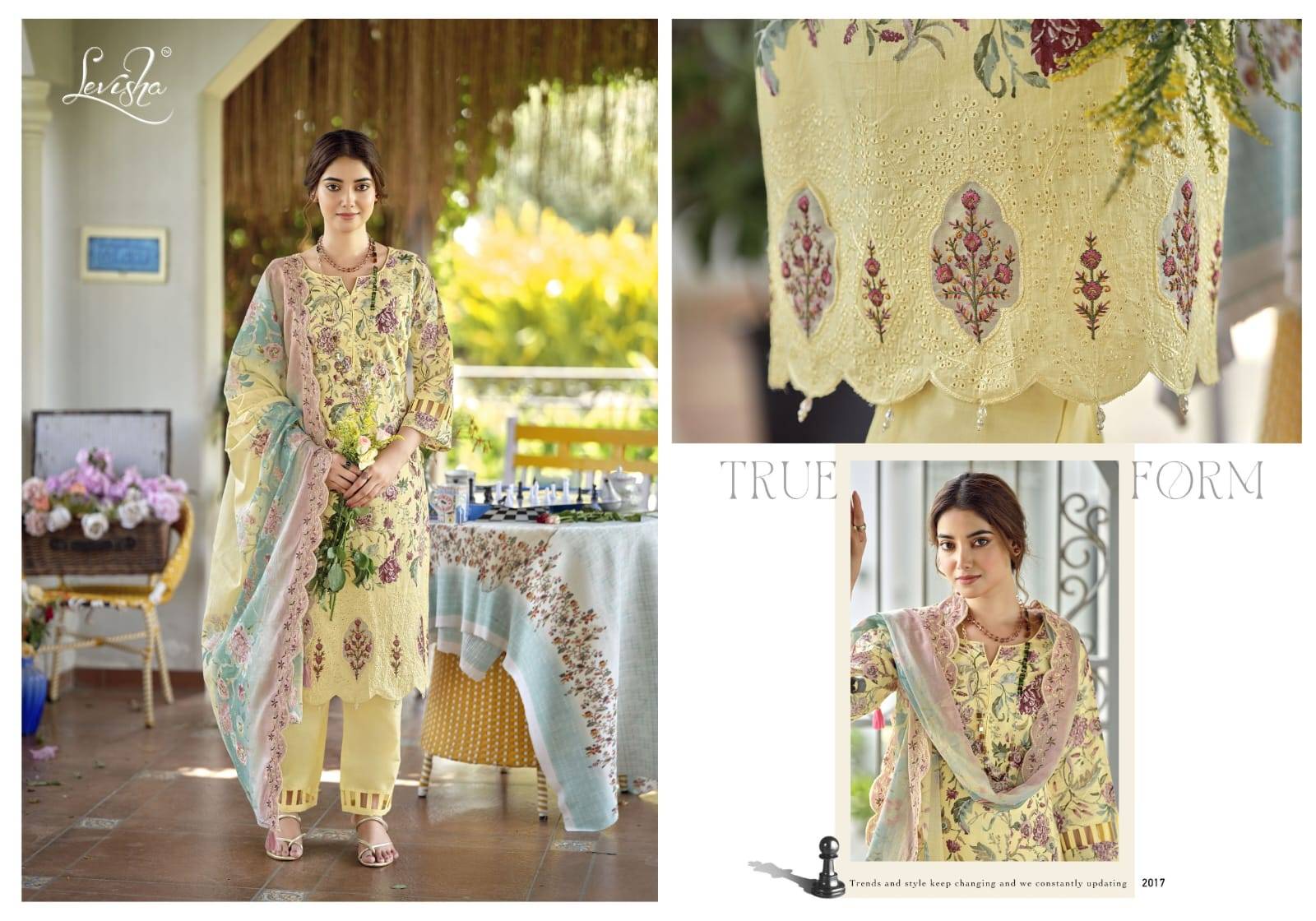 Nawazish Vol 2 By Levisha 2013 To 2018 Series Beautiful Festive Suits Stylish Fancy Colorful Casual Wear & Ethnic Wear Lawn CottonPrint Dresses At Wholesale Price